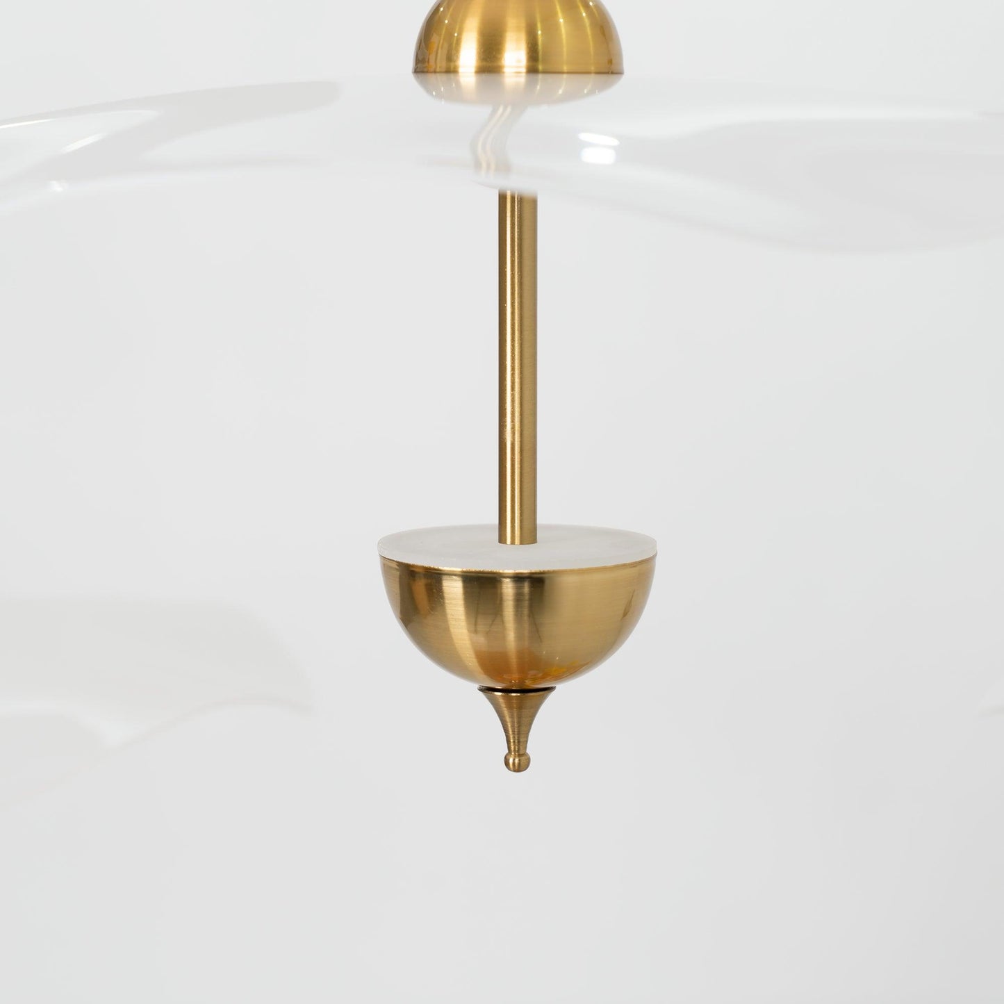 Dubbele Biscuit Hanglamp Wit Goud Rond Opaalwit Acryl Kap Design Verlichting Decoratief voor Woonkamer Eethoek Slaapkamer Modern Scandinavisch Interieur
