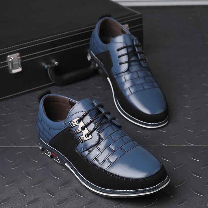 Elegante Leren Schoenen voor Mannen Comfortabel