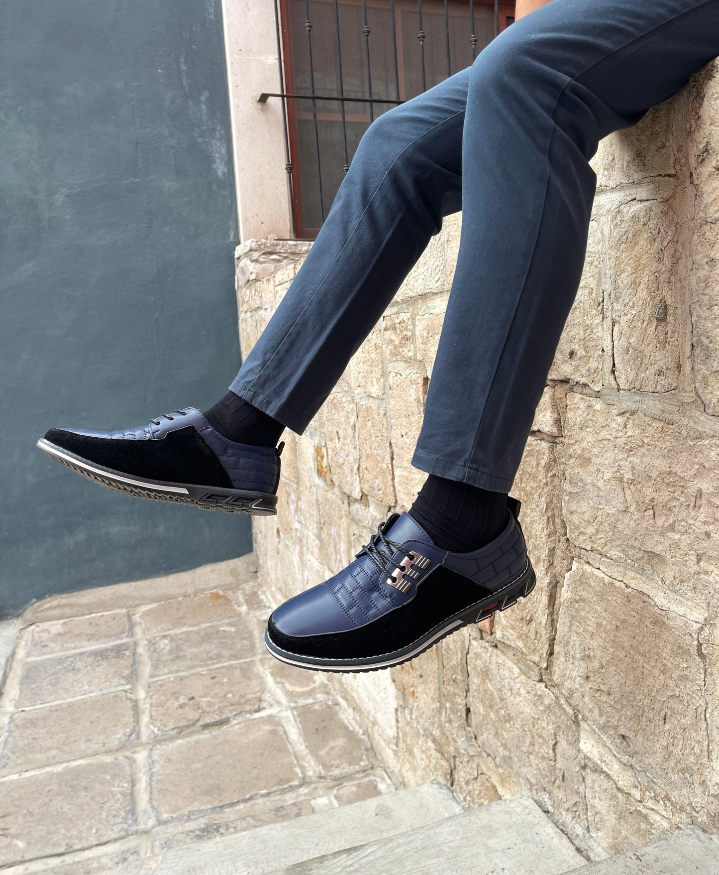 Elegante Leren Schoenen voor Mannen Comfortabel