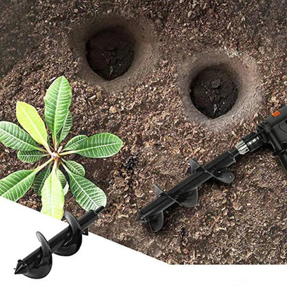 Tuinspiraalboorder 30cm voor Handboormachine – Plantgaten Boren in Alle Grondsoorten