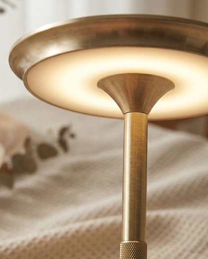 Oplaadbare LED Tafellamp met Dimfunctie Cilindervorm Metaal Draadloze Sfeerlamp