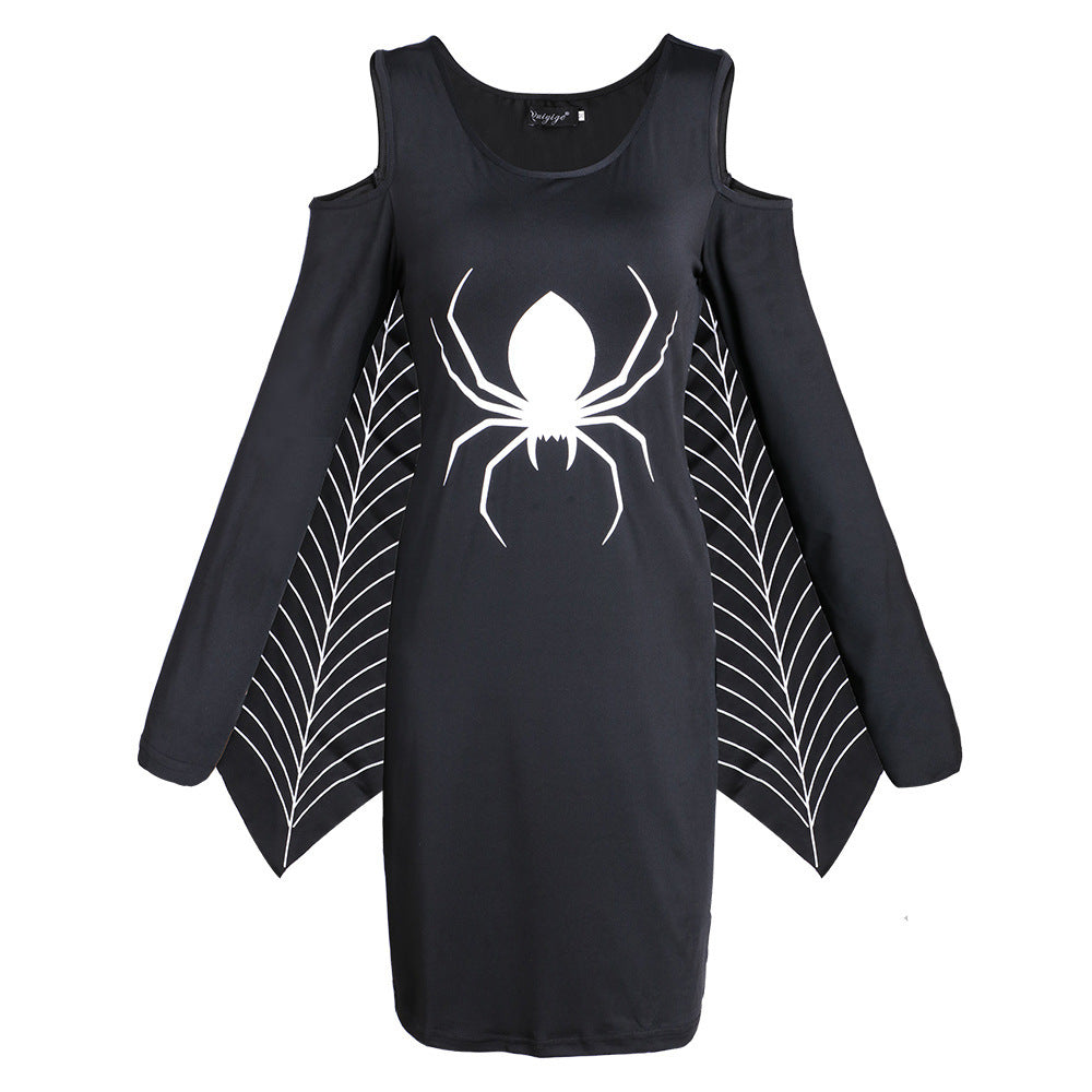 Gothic Jurk Mini voor Vrouw Halloween Kostuum - StudioMarella