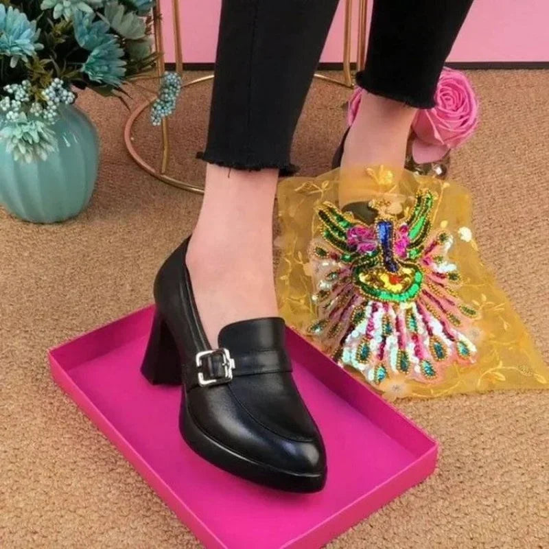 Hoge Puntige Hak Schoenen