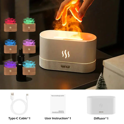 Aangename Sfeerkaars Essence Flame voor Ontspanning