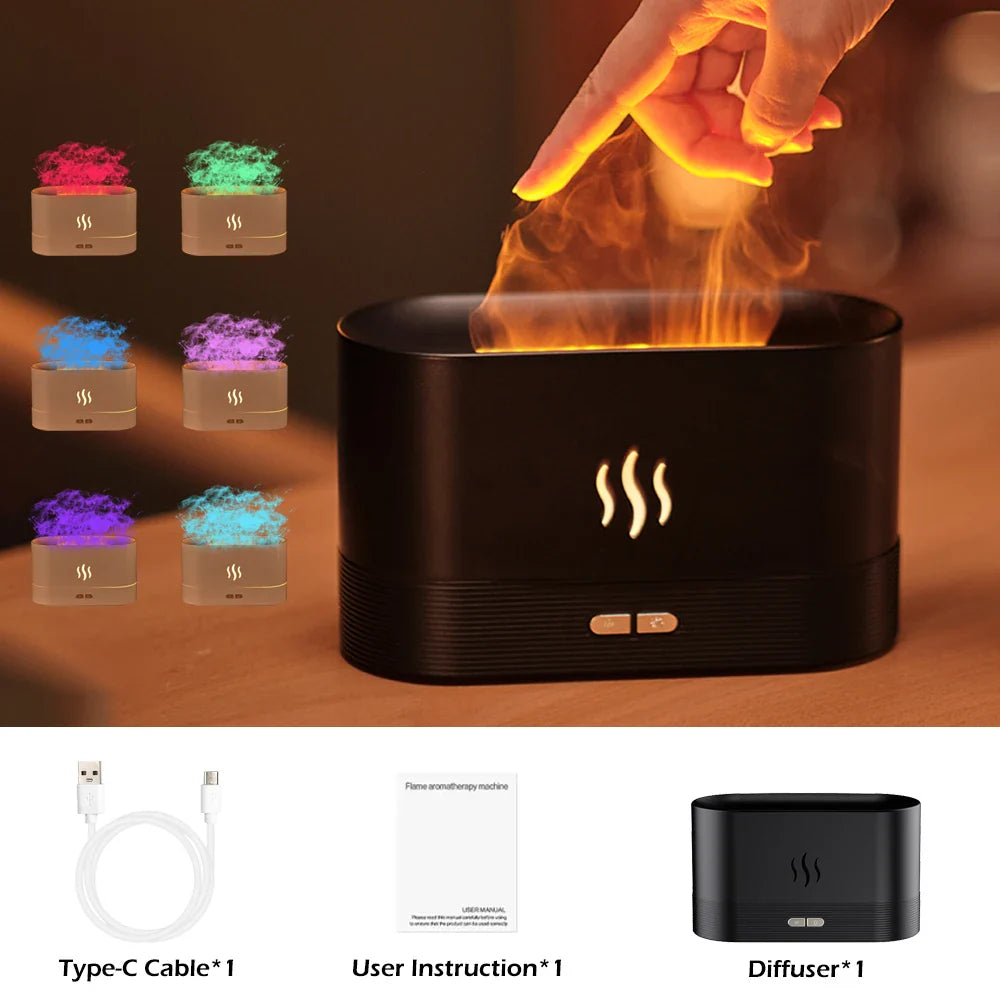 Aangename Sfeerkaars Essence Flame voor Ontspanning