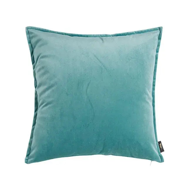Kussenhoes Velvet 45x45 Beige Fluweel Sierkussen Woonkamer Slaapkamer Decoratief Zacht Met Rits