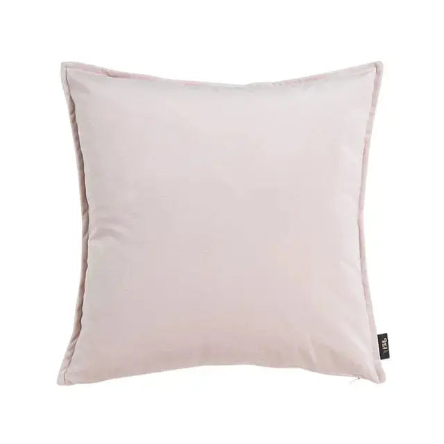 Kussenhoes Velvet 45x45 Beige Fluweel Sierkussen Woonkamer Slaapkamer Decoratief Zacht Met Rits