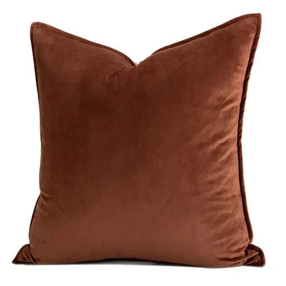 Kussenhoes Velvet 45x45 Beige Fluweel Sierkussen Woonkamer Slaapkamer Decoratief Zacht Met Rits