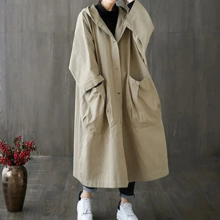Dames Trenchcoat Klassiek Waterbestendig