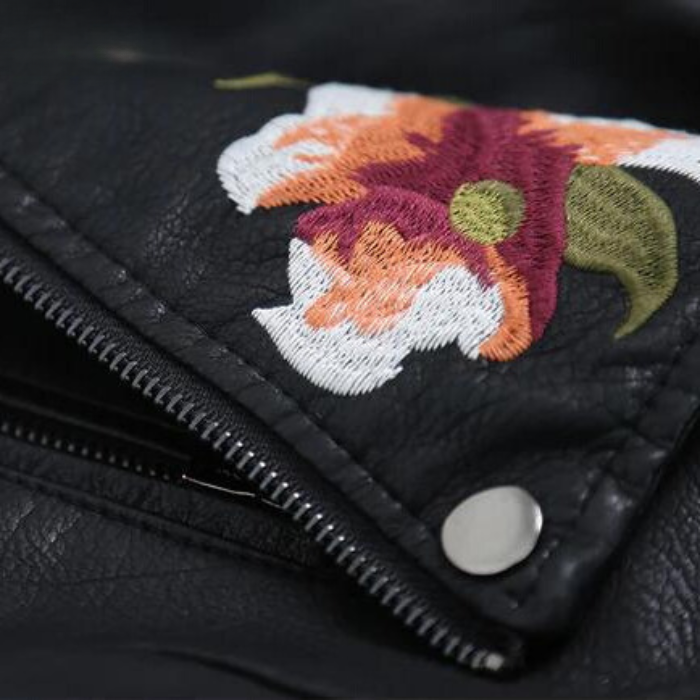 Evelyn Dames Jack | Zwart Leren Damesjack, Hoogwaardig Leer, Tijdloos Design 2