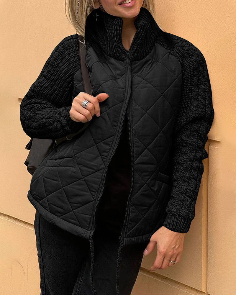 Evelyn Damesjas Winter | 100% Polyester, Hoge Kraag, Lange Dames Jas 6