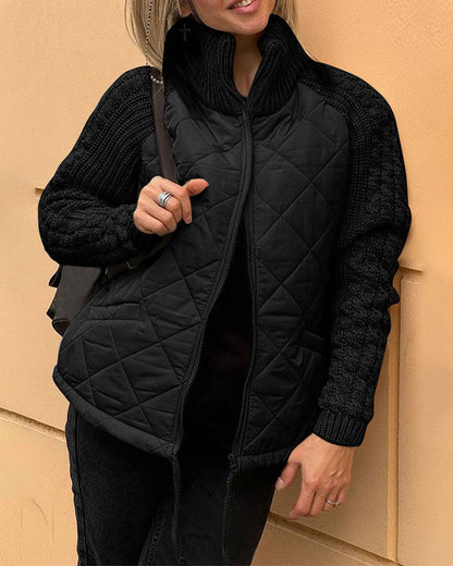 Evelyn Damesjas Winter | 100% Polyester, Hoge Kraag, Lange Dames Jas 6
