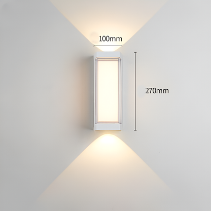 Buitenlamp Up Down LED IP65 Waterdicht Zwart Wit Gevelverlichting 10W