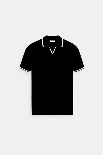 Heren Poloshirt Modern met Contrasterende Kleuren