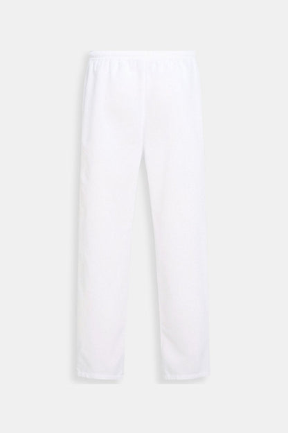 Heren Jogbroek Wit Zacht Comfortabele Loungebroek