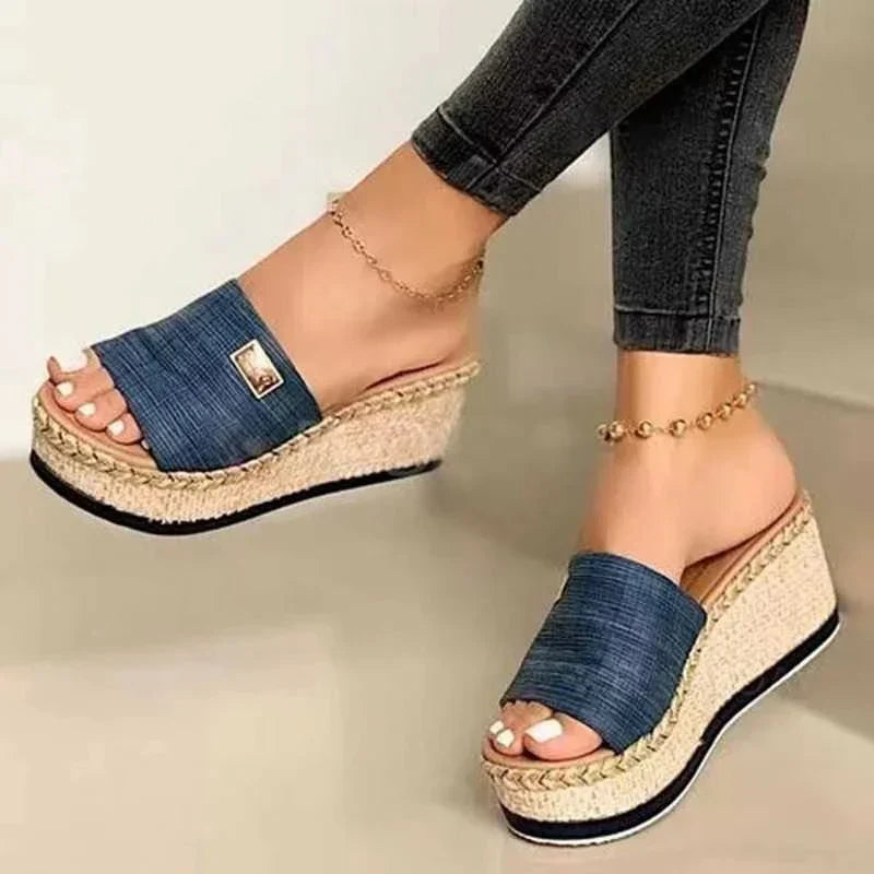Comfortabele Rotan Zomersandalen voor Dames