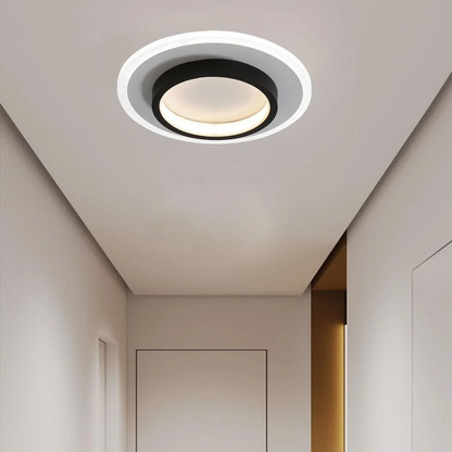 Plafondlamp Rond LED Modern Halo Design Metaal Acryl Flush Mount