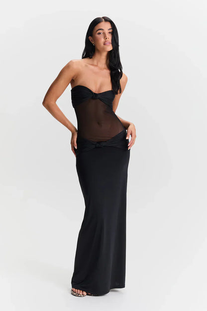 Mesh Maxi Jurk Zomerjurk voor Vrouw