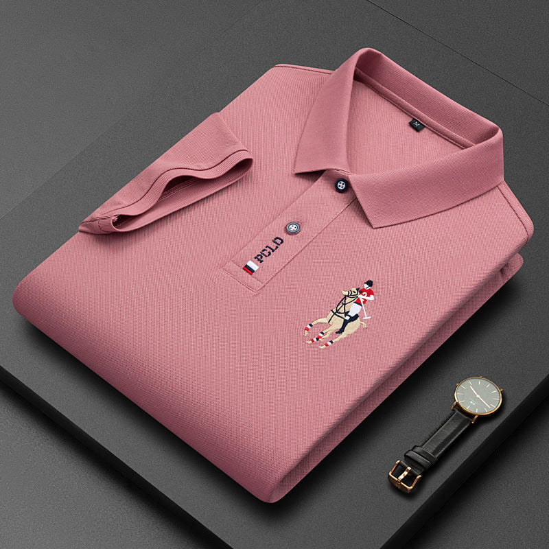 Polo Shirt Mannen Casual Klassiek Elegante Stijl