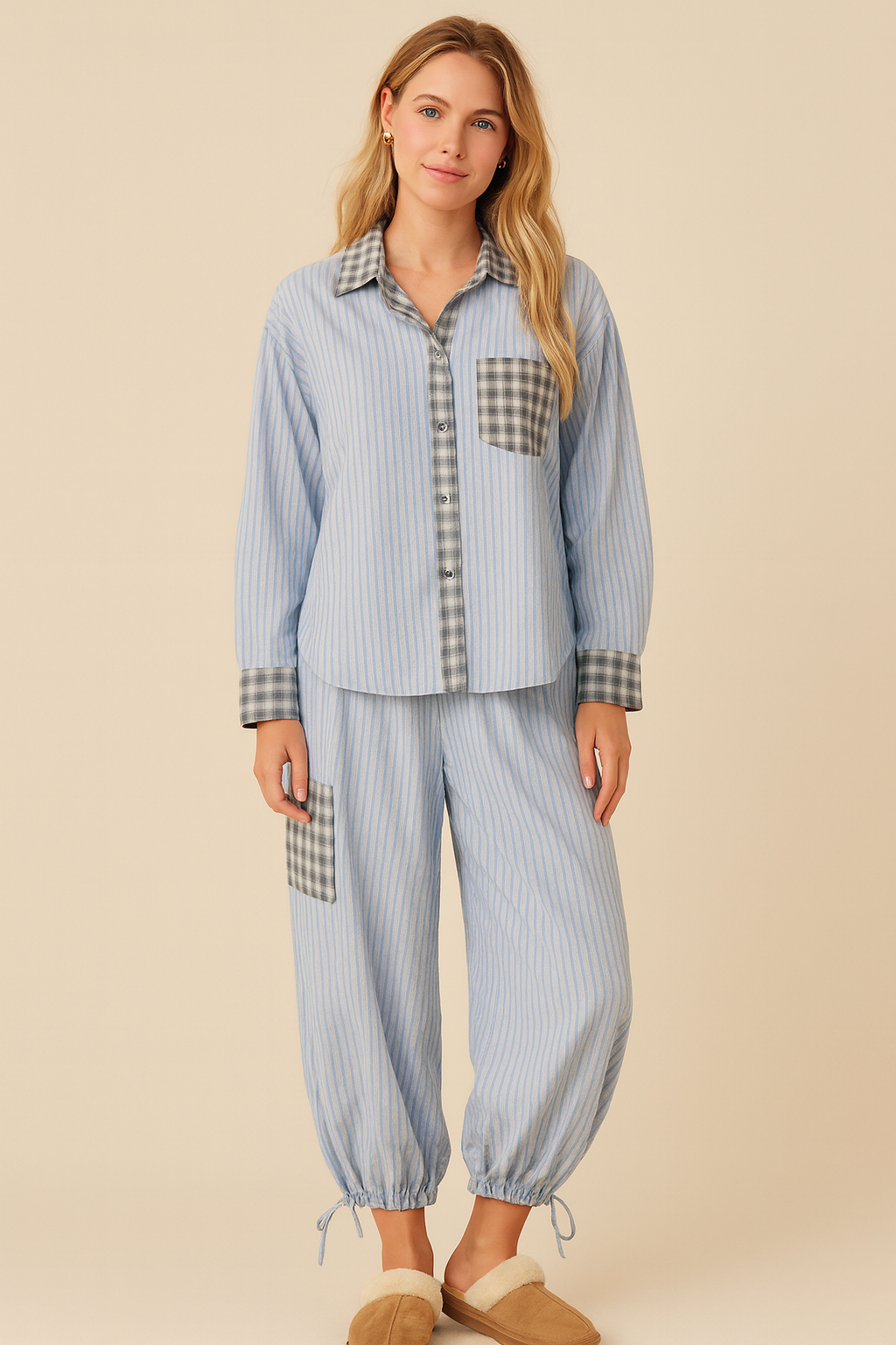 Dames Pyjama Set Katten Zacht en Comfortabel