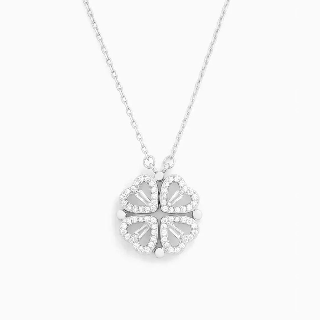 Geluksketting Hartvormig Zilver met Liefdessymbool