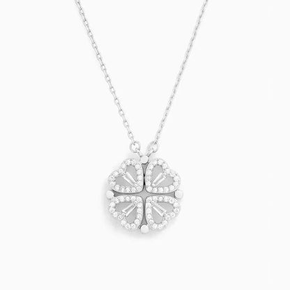 Geluksketting Hartvormig Zilver met Liefdessymbool