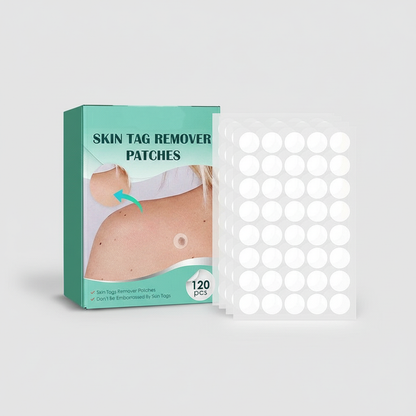 Huidverzorgingspleisters voor Verwijdering van Huidgroei – Hydrocolloïd Technologie – Pijnvrij & Discreet – 120 Stuks
