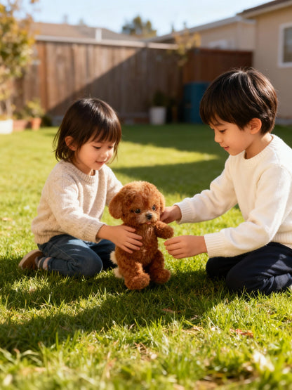 Robotspeelgoed Hond Interactief Loopt Blaft Staart Kwispelt Pluche Cadeau