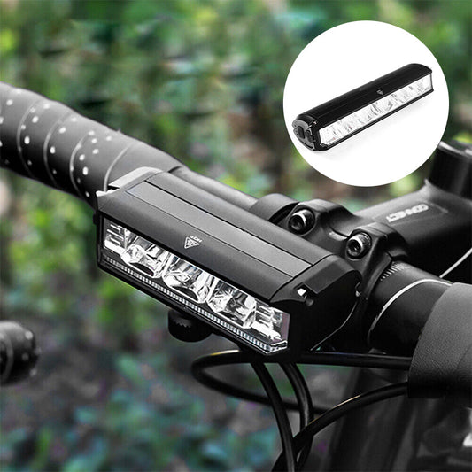 Fietsverlichting LED Voorlicht 900 Lumen Oplaadbaar Zwart Waterdicht Breed Verlichtingsveld Veilig Fietsen