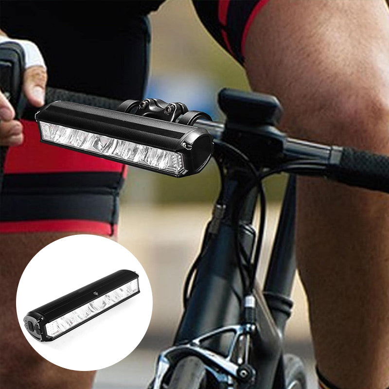 Fietsverlichting LED Voorlicht 900 Lumen Oplaadbaar Zwart Waterdicht Breed Verlichtingsveld Veilig Fietsen