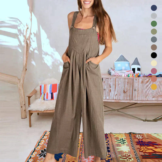 Jumpsuit Zomerkleding Dames Mouwloos Comfortabel - StudioMarella