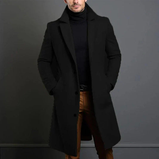 Heren Winterjas Lange Warme Waterproof Donzen Jas - StudioMarella