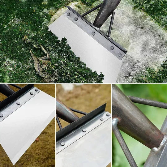 Multifunctionele Tuinschoffel met Verstelbare Telescopische Steel voor Onkruid Verwijderen Grondbewerking Tuin