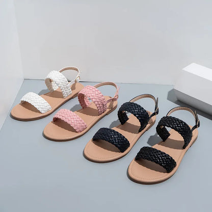 Vrouwensandalen Zomer Plat Elegant