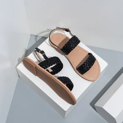Vrouwensandalen Zomer Plat Elegant