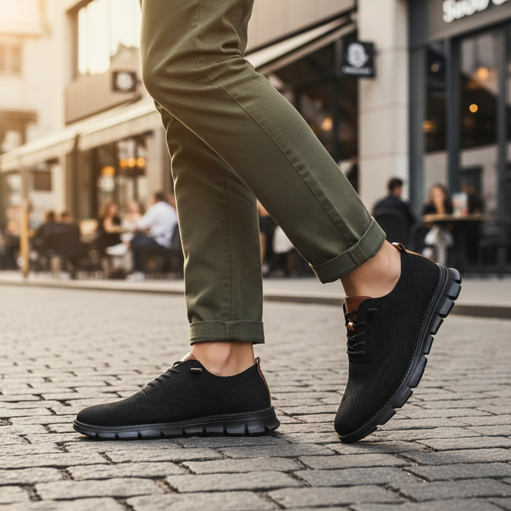 Orthopedische Heren Sneaker Comfortabel Loopgemak