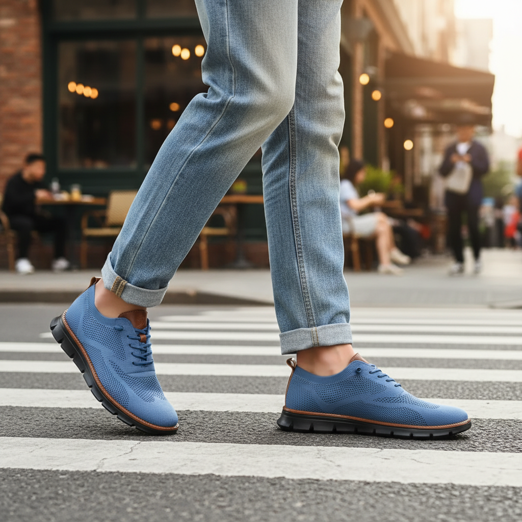 Orthopedische Heren Sneaker Comfortabel Loopgemak