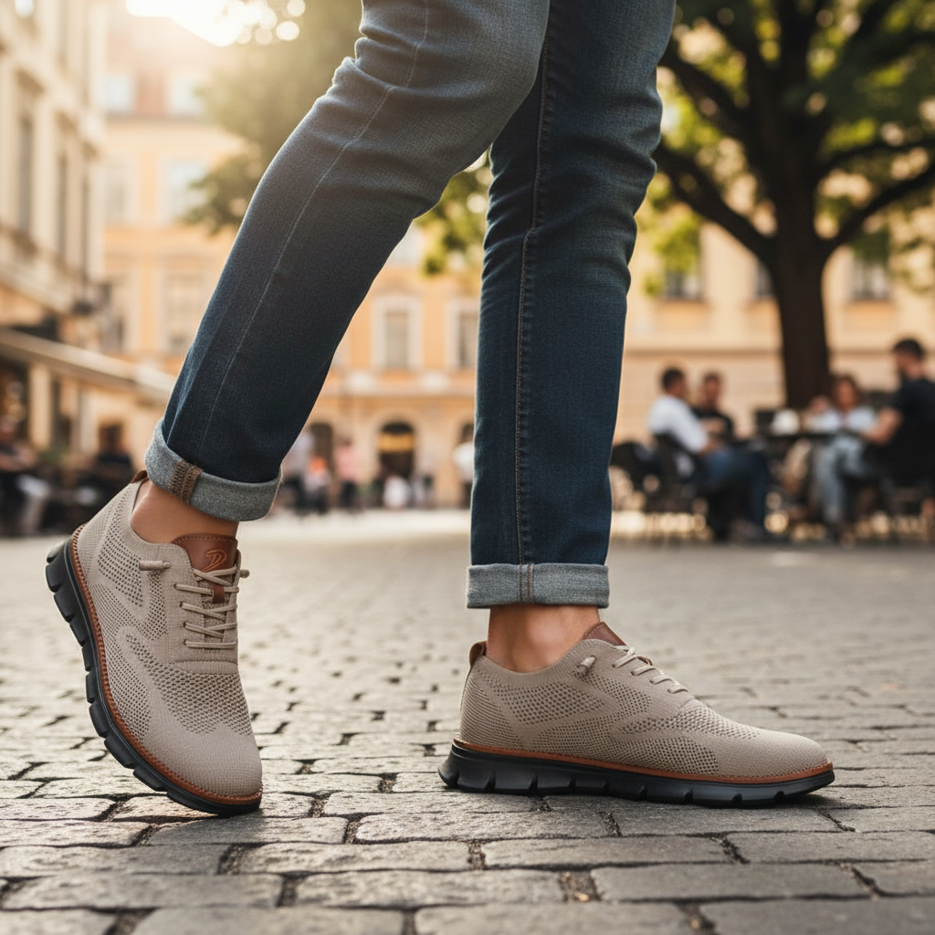 Orthopedische Heren Sneaker Comfortabel Loopgemak