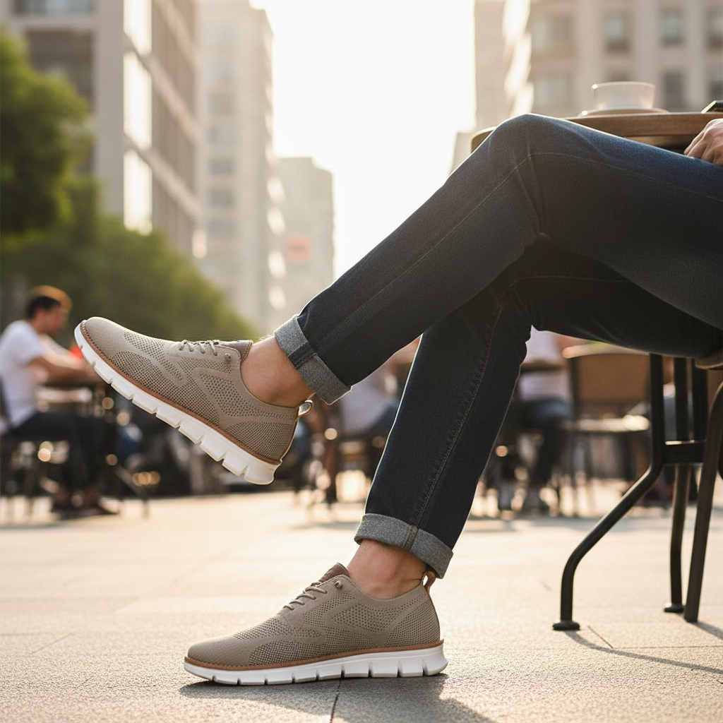 Orthopedische Heren Sneaker Comfortabel Loopgemak