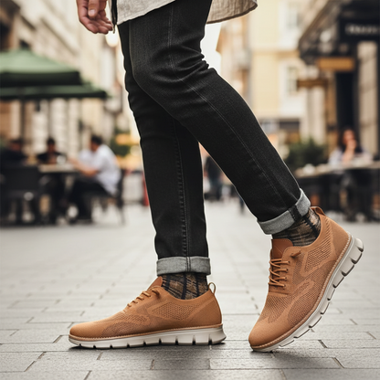 Orthopedische Heren Sneaker Comfortabel Loopgemak