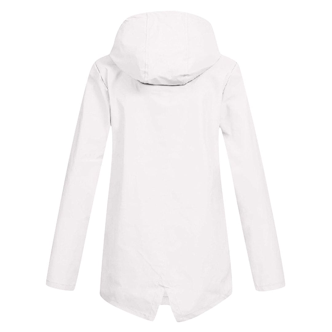 Dames Regenjas Waterdicht met Capuchon en Modern Design