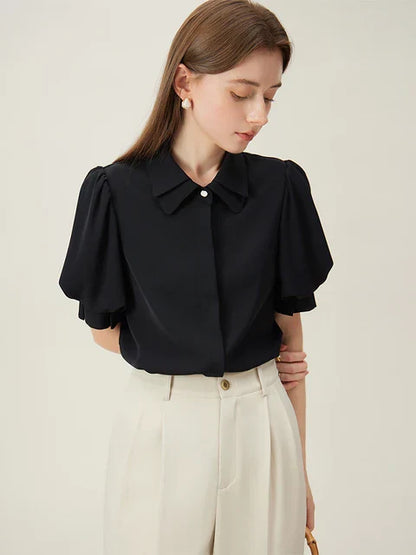 Dames Polo Shirt met Kraag voor Werk en Vrije Tijd