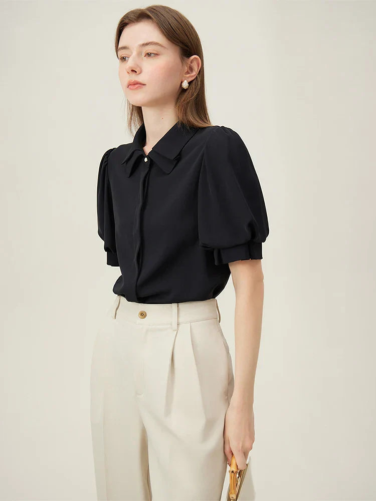 Dames Polo Shirt met Kraag voor Werk en Vrije Tijd