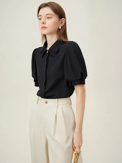 Dames Polo Shirt met Kraag voor Werk en Vrije Tijd