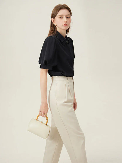 Dames Polo Shirt met Kraag voor Werk en Vrije Tijd