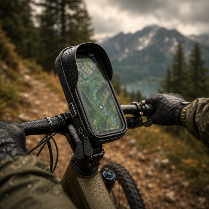 Waterdichte Telefoonhouder voor Fiets met Touchscreen – Tot 6.4 Inch