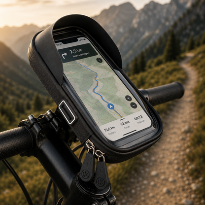 Waterdichte Telefoonhouder voor Fiets met Touchscreen – Tot 6.4 Inch