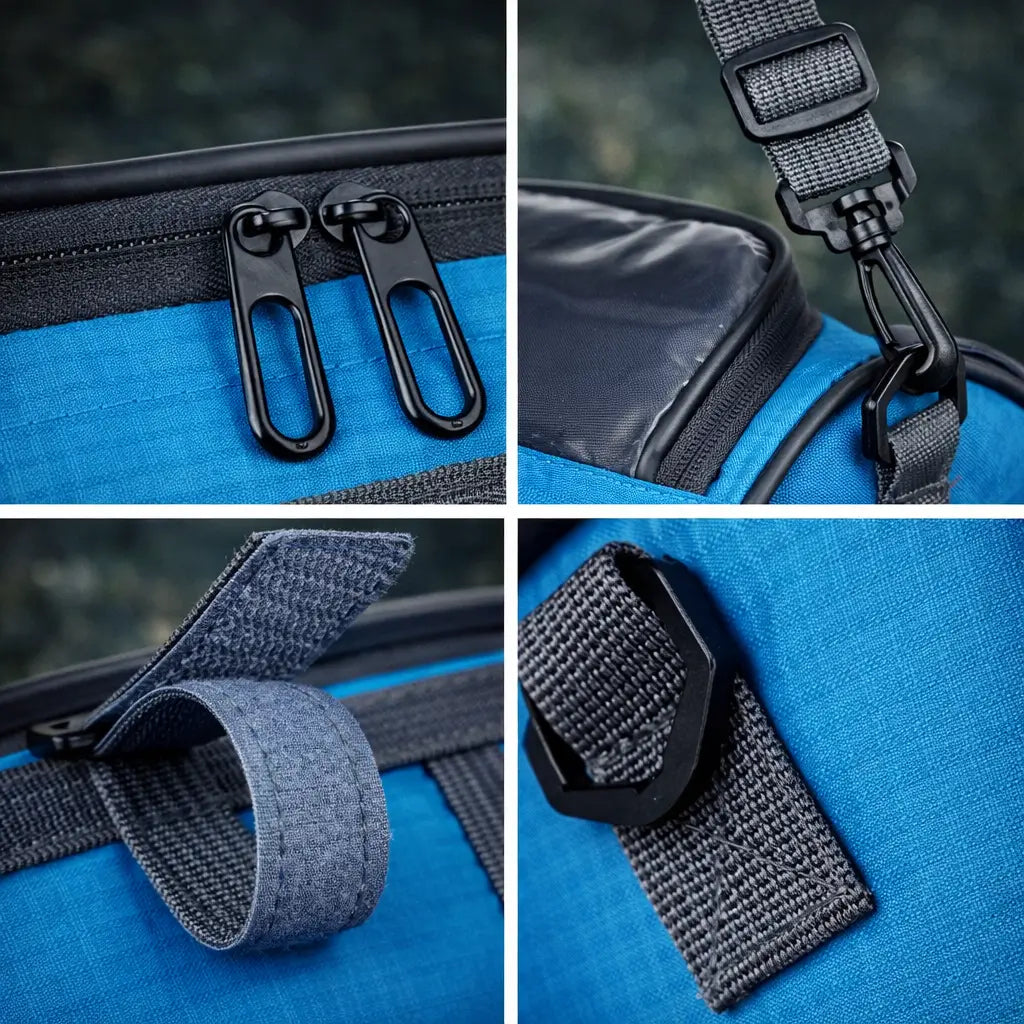 Fiets Stuurtas | Touchscreen Compatibel | Universeel Klittenband | Ridepocket | Waterafstotend Nylon Fietstasje voor Smartphone Navigatie Sleutels Portemonnee