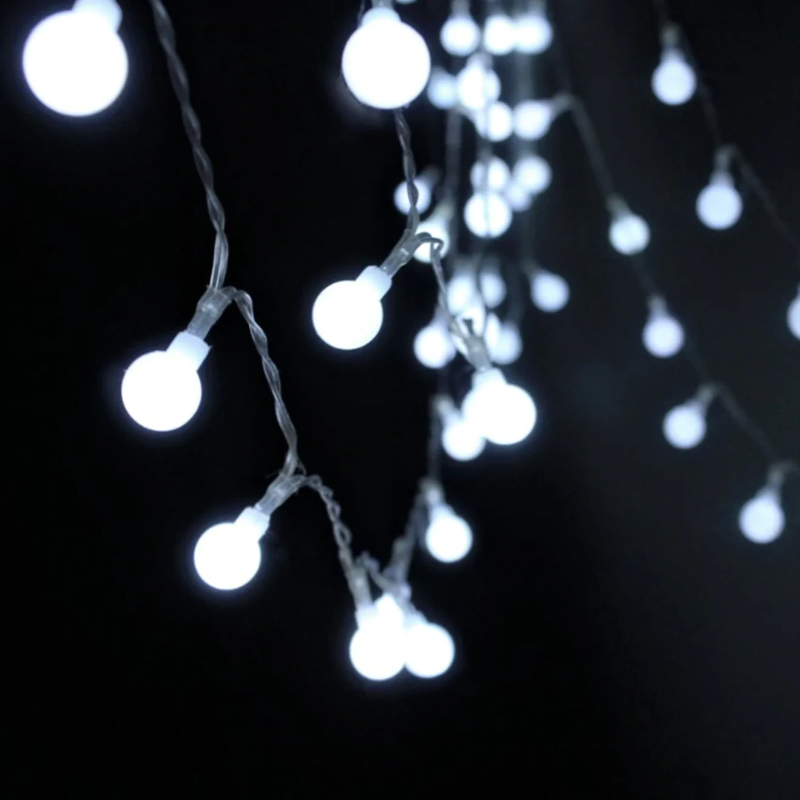 Lichtsnoer LED Fairy Lights Binnen Buiten Warm Wit Ster Bloem Bal Slaapkamer