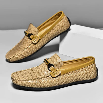 Heren Leren Loafers Comfortabele Zomerschoenen Stijlvol